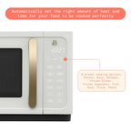 Beautiful 1.1 Cu ft 1000 Watt, Sensor Microwave Oven, White Icing by Drew Barrymore, New