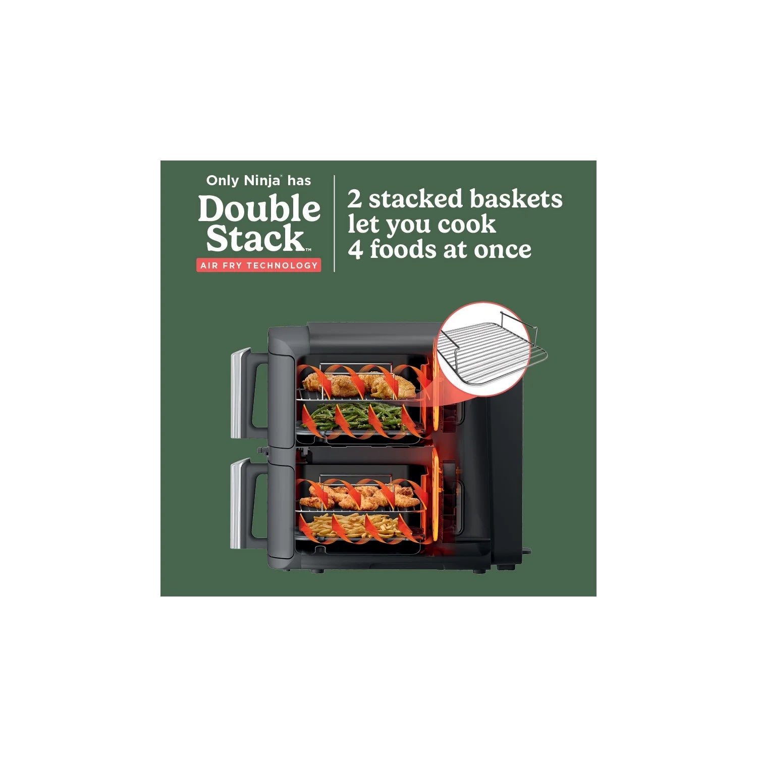 Ninja DoubleStack XL Smart 2-Basket Air Fryer