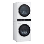 LG WKHC252HWA  27 Inch Electric Laundry Tower with 5 cu ft Front Load Washer
