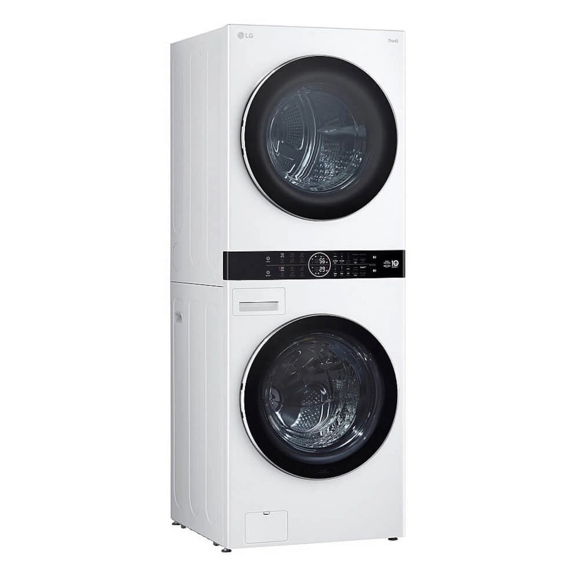 LG WKHC252HWA  27 Inch Electric Laundry Tower with 5 cu ft Front Load Washer