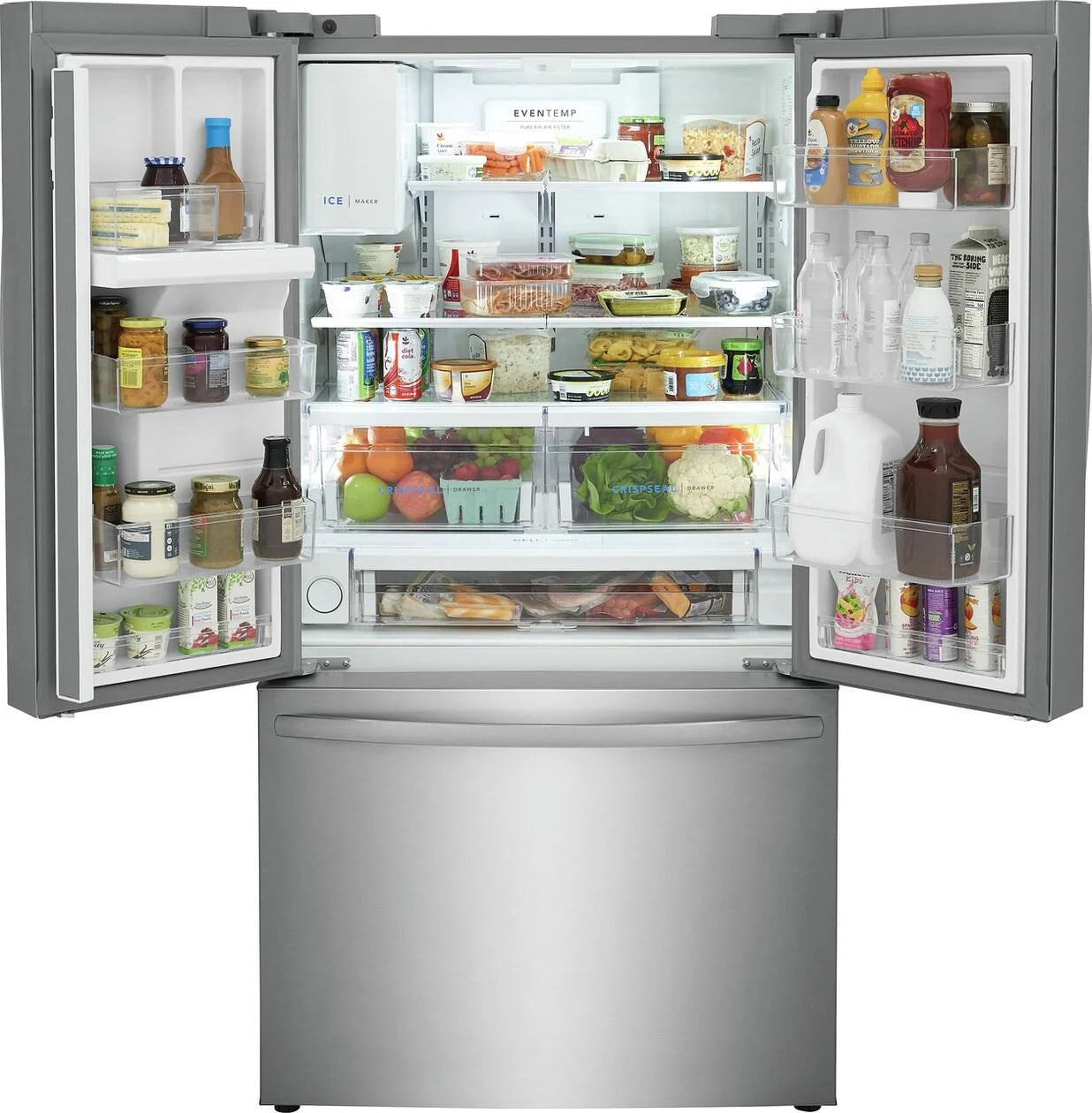 Frigidaire FRFC2323AS 36" Wide 23 Cu. Ft. Energy Star Certified French Door Refrigerator, Stainless Steel