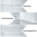 Frigidaire EFR376-C-PINK 3.2-Cu.-Ft. 65-Watt Retro Bar Fridge with Side Bottle Opener (Pink)