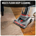 Dirt Devil Performance Pet Bagless Upright Vacuum Cleaner, Pet Friendly, for Carpet & Hard Floors, Above Floor Cleaning, Lightweight, UD76211V, Gray