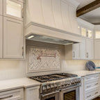 Range Hood Insert/Built-in 30 Inch, 6'' Duct 3-Speeds 600 CFM Stainless Steel Vent Hood with LED Lights and Dishwasher Safe Filters