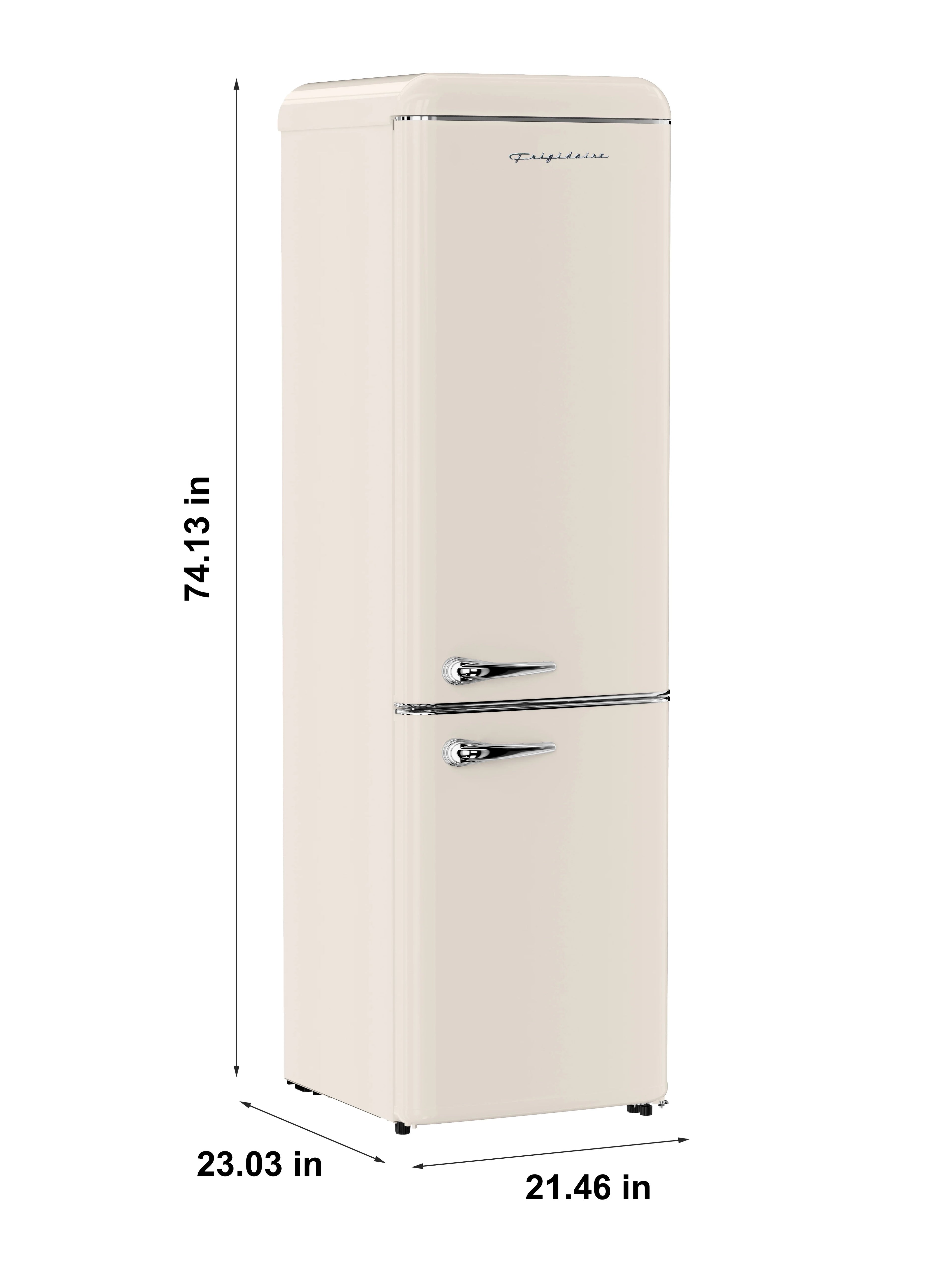 Frigidaire 9.0 Cu. Ft. Bottom Mount Retro Refrigerator, Black