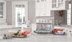 Air Fryer + Convection Toaster Oven by Wangxin, 7-1 Oven with Bake, Grill, Broil & Warm Options, Stainless Steel, TOA-60
