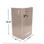 Frigidaire EFR376-C-PINK 3.2-Cu.-Ft. 65-Watt Retro Bar Fridge with Side Bottle Opener (Pink)
