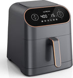 Ultrean Air Fryer, 9 Quart 6-in-1 Electric Hot XL Airfryer Oven Oilless Cooker, Large Family Size LCD Touch Control Panel and Nonstick Basket, ETL Certified, 1750W