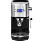 Electactic NEW Coffee Maker 2.0, with 20BAR Extraction, LED Display, 1.2L Water Tank, PCB Electronic Temperature Control, Steam Milk Frother, for Home, Office, Coffee Shop - Black