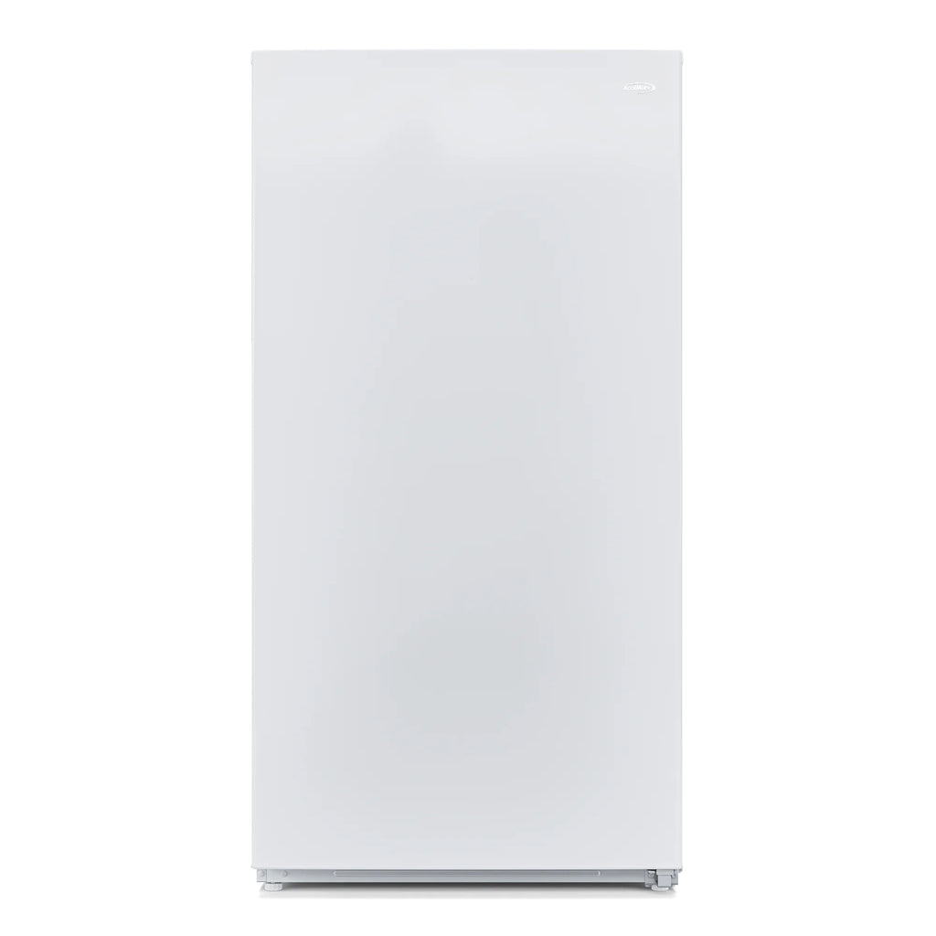 Upright Freezer/Refrigerator Convertible, 2-in-1 Appliance, Home, Dorm, and Garage Ready Fridge/Freezer Storage for Fresh or Frozen Food and Drinks, Wire Shelves and Drawer White (RUF-17C)