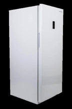 Hamilton Beach 17 cu. ft. Convertible Freezer Refrigerator, Upright Fridge Freezer with Electronic Temperature Control, Energy Efficient White Convertible Fridge - HBFRF1798, White