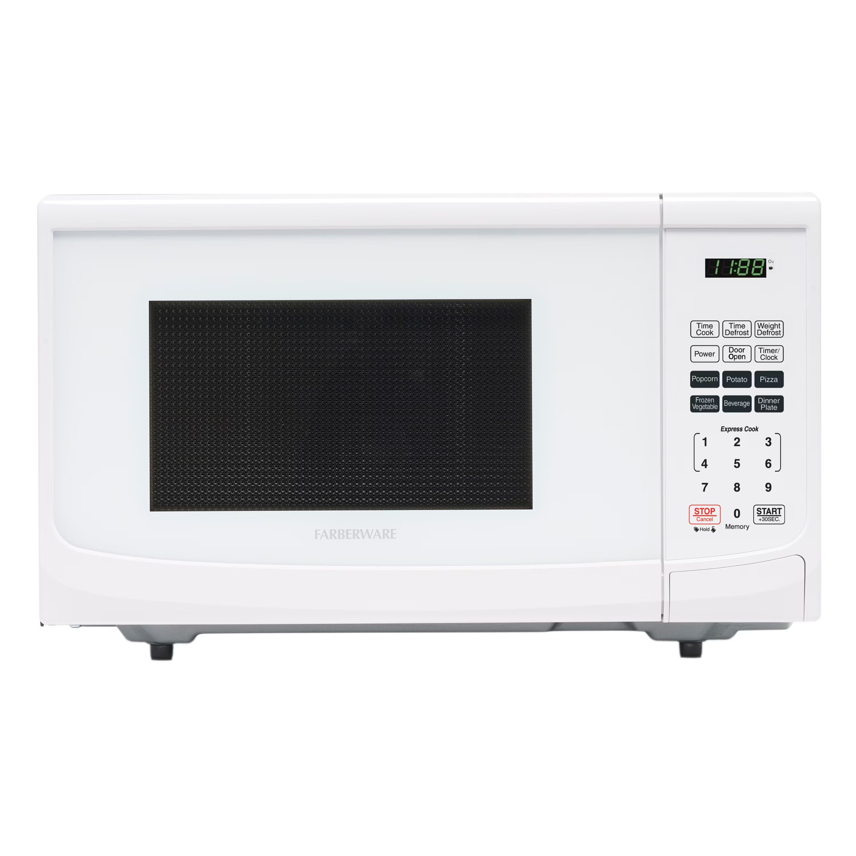 Farberware Classic 0.9 Cu. Ft 900-Watt Microwave Oven, Stainless Steel