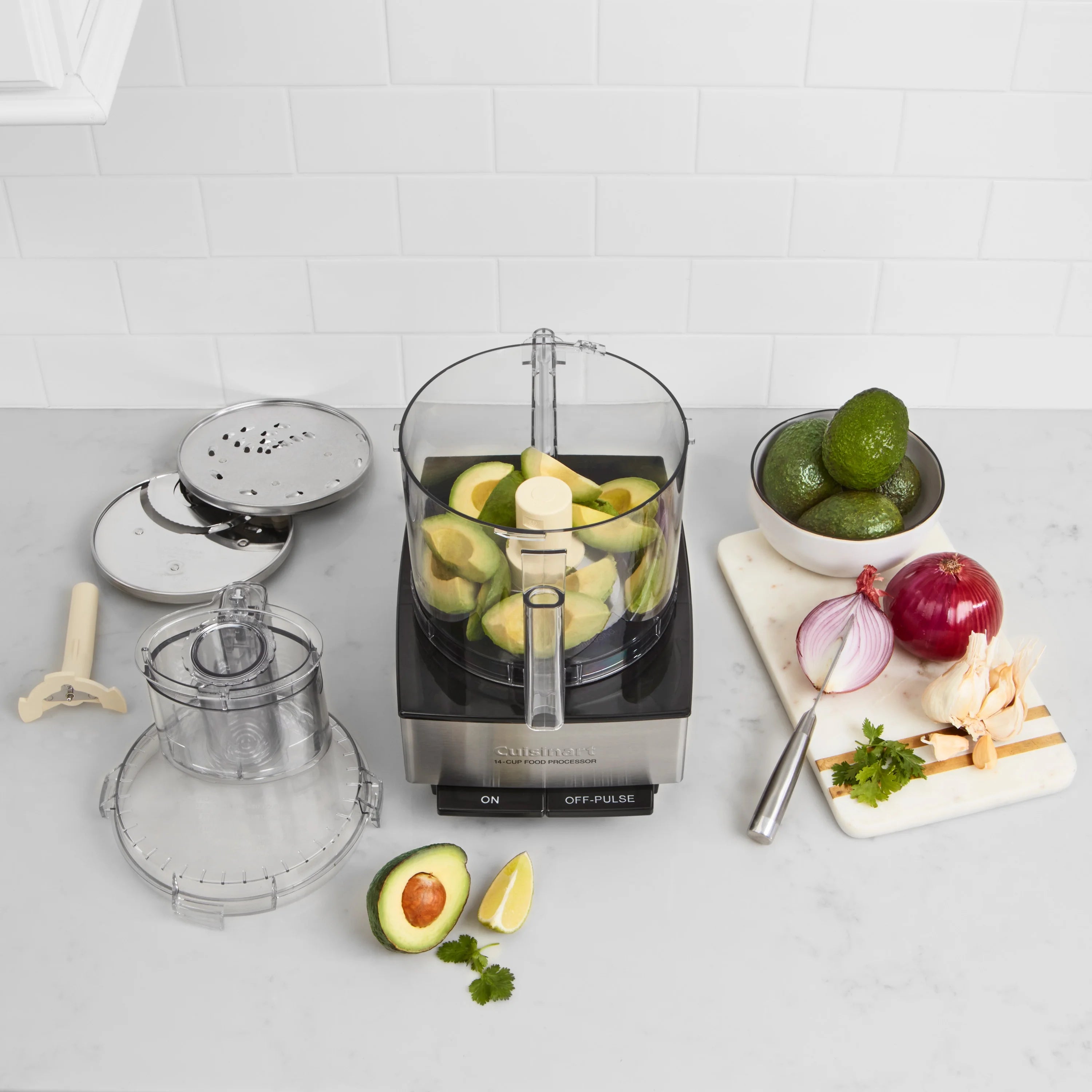 Cuisinart 14BCNYCB 14-Cup Food Processor, Navy