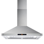 Cosmo 63175S 30 Inch Wall Mount Range Hood w/ Digital Controls, Stainless Steel