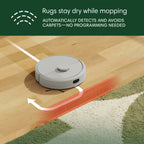 iRobot Roomba 1010 Combo Robot Vacuum & Mop, 2 in 1 for Carpet & Hard Floors, Self-Charging, Intense Power-Lifting Suction, Avoids Mopping Carpets, LiDAR Navigation, Model# Y311620