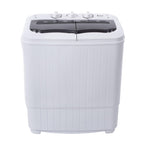 ZOKOP XPB35-188S 14.3lbs Semi-Automatic Washing Machine - Efficient, Compact Design for Apartments and Small Spaces - Gray Cover