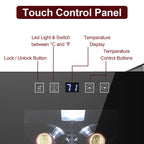 Ktaxon 18 Bottle Compressor Wine Cooler Freestanding Wine Fridge, Fast Cooling, Low Noise