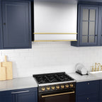 Akicon Range Hood 36 Inch, Ultra Quite Stainless Steel Kitchen Hood, Wall Mount Square Vent Hood with LED Light and Dishwasher-Safe Filters, Hood Vents for Kitchen, 3 Speeds, 600 CFM (AK-HS36HB-SWG)