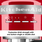 KitchenAid Metal Semi-Automatic Espresso Machine, Empire Red, KES6503