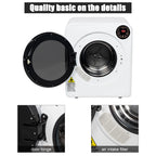 Winado 13.2LBS Electric Compact Laundry Dryer For Home, Apartments,White