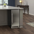 Avanti ELITE Built-in or Freestanding Ice Maker, 15", in Stainless Steel (IME49U3S-IS)