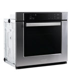 Cosmo 5 Piece Kitchen Appliance Package With 30" Electric Cooktop 30" Single Electric Wall Oven 30" Over-the-range Microwave French Door Refrigerator & 24" Built-in Fully Integrated Dishwasher