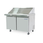 Norpole 7.6 cu. ft. Mega Top Sandwich/Salad Prep Commercial Freezerless Refrigerator in Stainless Steel in Stainless Steel
