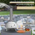 Lilypelle 16�� Dual-Fuel Outdoor Pizza Oven, Portable