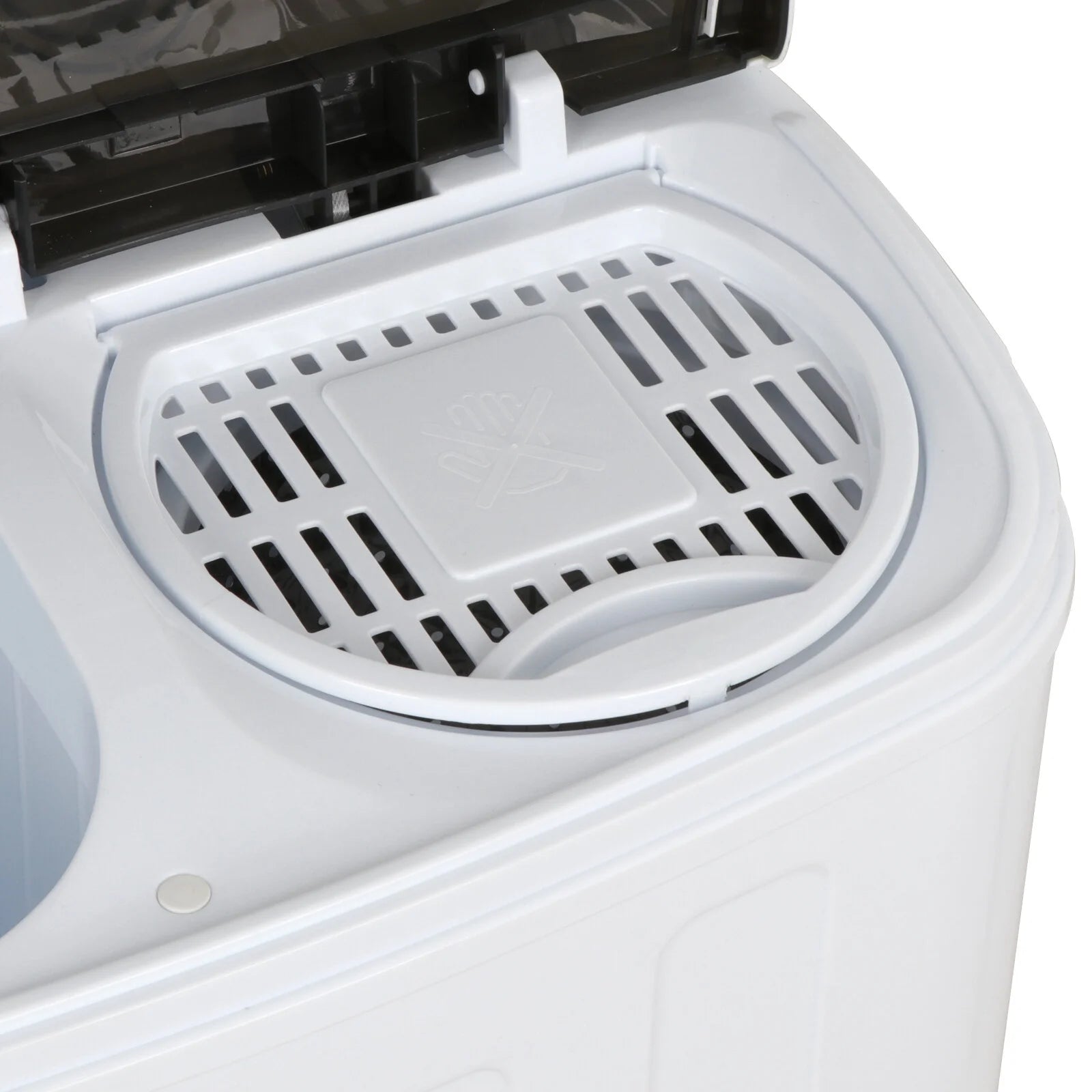 Veado Compact Portable Washer & Dryer Set - All - in - One Mini Washing Machine with Spin Dryer, Energy - Efficient, Space - Saving Design, Ideal for Apartments, Dorms, RVs, White Finish