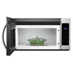 Whirlpool 1.7 Cu. Ft. Microwave Hood Combination Black