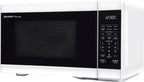 1.1 cu ft Countertop Microwave with 1000 watts and Auto Cook Features - White