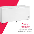 Frigidaire FFCL2042AW 19.8 Cu. Ft. Chest Freezer, Garage-Ready, White