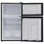 Midea 3.1 cubic foot Compact Refrigerator and Freezer, Black