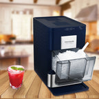 Frigidaire Nugget Ice Maker EFIC256, Countertop Nugget Ice Machine with Transparent Window, Nugget Ice Maker with 44 lbs. Capacity, Auto Self Cleaning Ice Maker Machine, Black