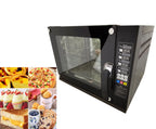 60L Commercial Countertop Convection Spray Oven 4 Racks Hot Air Circulation Electric Oven 220V