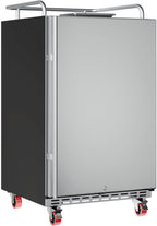 Edgestar Br7001 24" Wide Kegerator Conversion Refrigerator For Full Size Kegs - Stainless