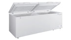Hamilton Beach 25 Cu. Ft. Chest Freezer, 2 Doors, Garage Ready, White