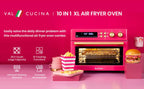 VAL CUCINA 10-IN-1 AIR FRYER TOASTER OVEN -  BRUSHED STAINLESS STEEL