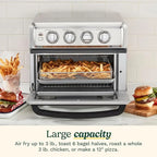 Restored Cuisinart TOB-260-N1 Chef's Toaster Convection Oven, Silver (Refurbished)