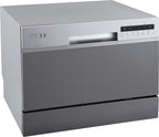 Edgestar Dwp63 21-5/8" Wide 6 Place Setting Countertop Dishwasher - Silver