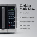 Farberware Classic 0.9 Cu. Ft 900-Watt Microwave Oven, Stainless Steel