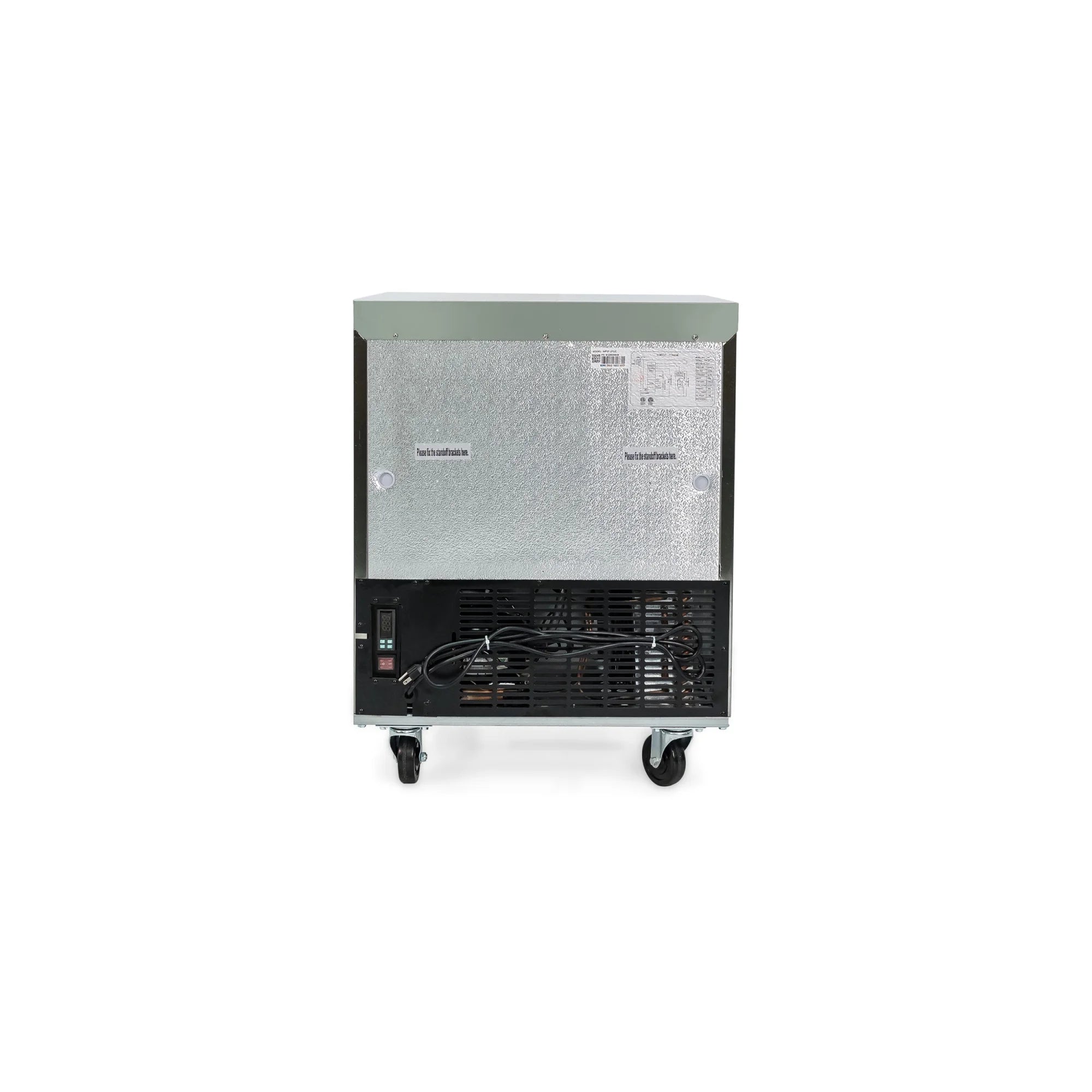 Norpole 6 cu. ft. Commercial Under Counter Upright Freezer in Stainless Steel in Stainless Steel