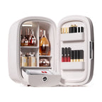 Dorrun Cosmetic refrigerators, Mini Fridge, 4 Liter/6 Cans Small Refrigerator, Portable Cooler and Warmer