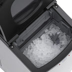 Newair 45lb. Nugget Countertop Ice Maker, Self-Cleaning, Silver