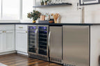 Edgestar Ib450p 15" Wide 25 Lbs. Capacity Free Standing And Undercounter Ice Maker -