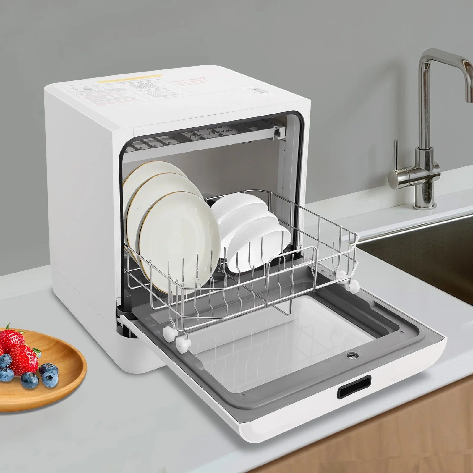 Portable Mini Dishwasher, Countertop Dishwasher, Household Mini Dishwasher
