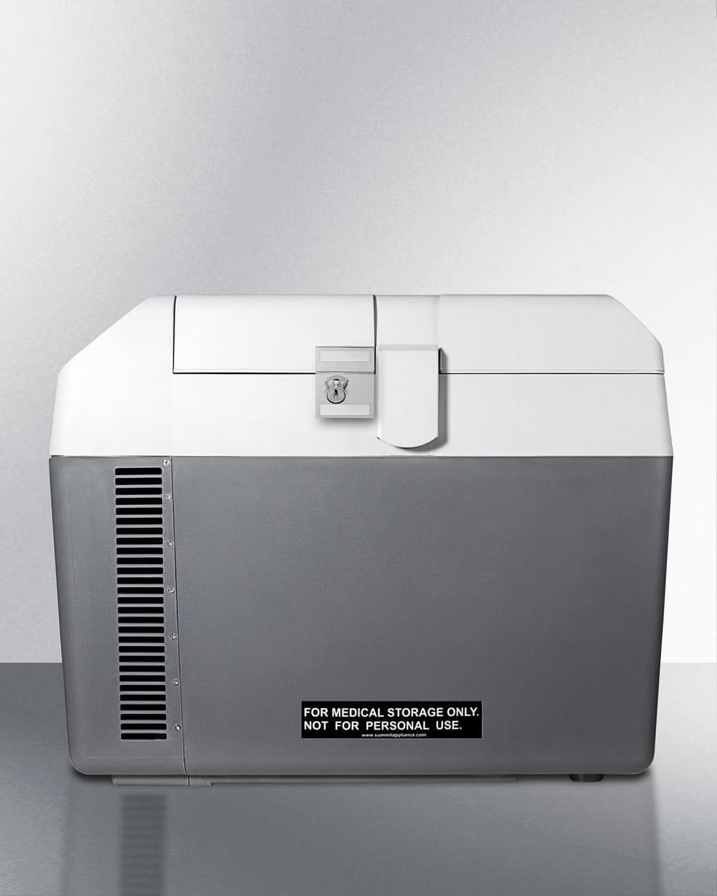 Portable Refrigerator/Freezer, Gray with Lock