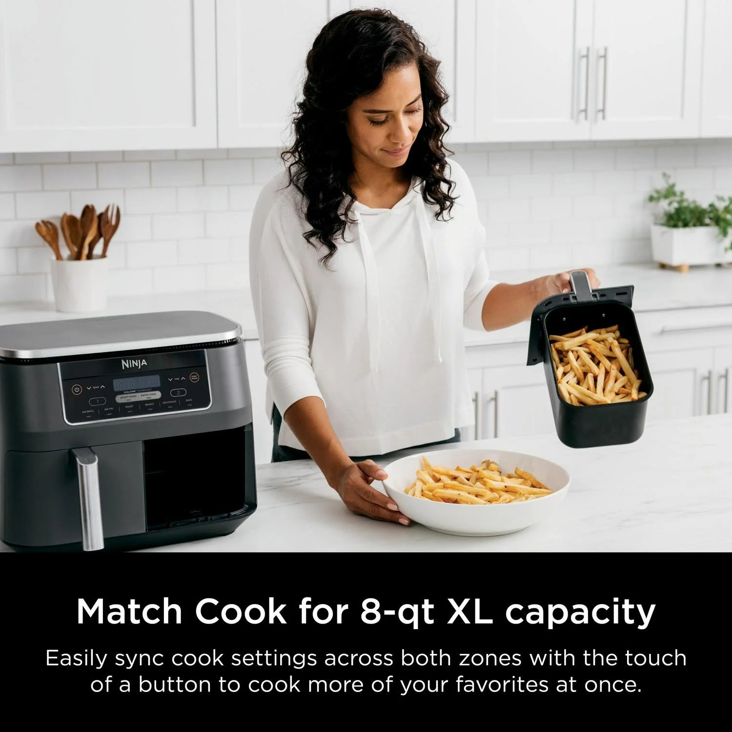 Ninja Foodi 6-in-1 8-quart 2-basket Air Fryer with DualZone Technology