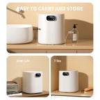 SIMATE Portable Washing Machine, Full Automatic Mini Washer with Spin Function, Compact Laundry Machine for Underwear, Socks, Baby Clothes, 30W, 7L