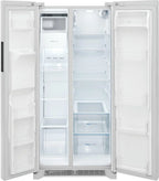 Frigidaire FRSS2323AW 22 Cu. Ft. 33" Standard-Depth Side-by-Side Refrigerator, White